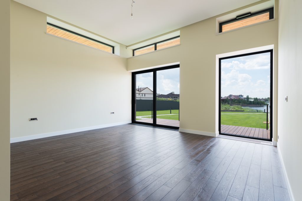 A View Of A Living Room With Laminate Floor